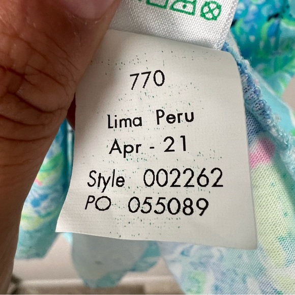 LIKE NWOT Lilly Pulitzer Kristen Swing Dress Lilly Loves Texas- Large - Picture 7 of 7